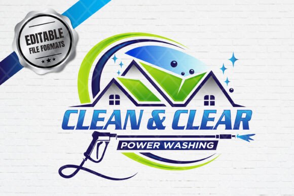 Professional Pressure Washing Logo Professional Pressure Washing Logo