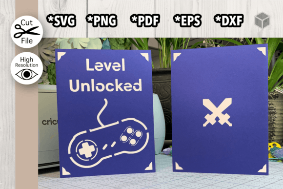 Retro Gamer Birthday Card Template