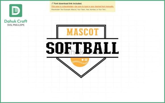 Softball Team Logo SVG Softball Team Logo SVG