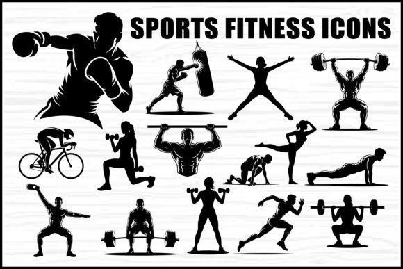 Sports Fitness Icons