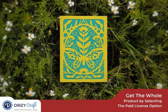 Spring Cutaway Card Set of 6