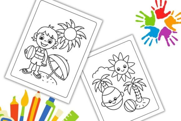 Summer Coloring Pages for Kids Vol.2 Summer Coloring Pages for Kids Vol.2
