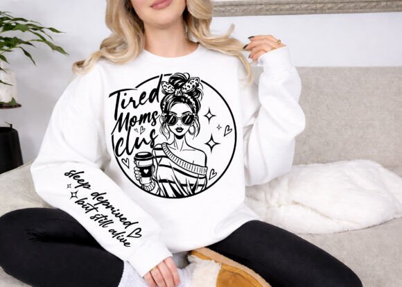 Tired Moms Club SVG Funny Mom Quote PNG Tired Moms Club SVG Funny Mom Quote PNG