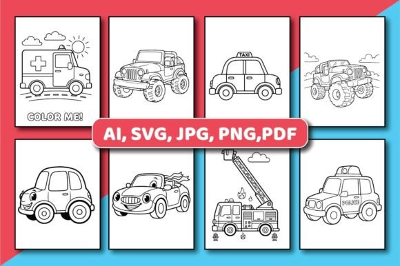 Transportation Vehicles Coloring Book Transportation Vehicles Coloring Book