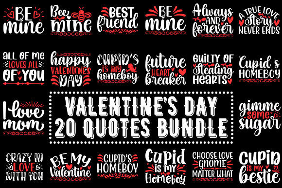 Valentine's Day 20 Quotes Bundle