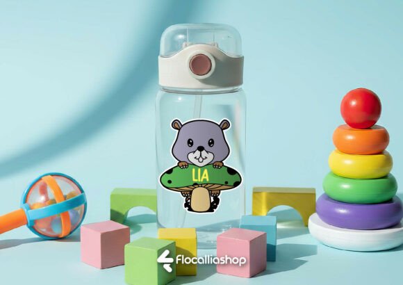 Woodland Monogram Design, Mole SVG