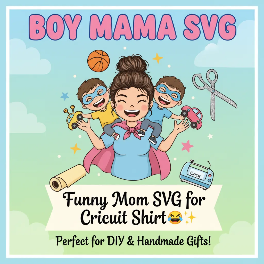 Boy Mama SVG