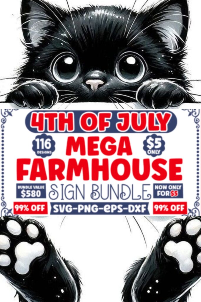 Mega 4th of July Sign SVG Bundle Mega 4th of July Sign SVG Bundle